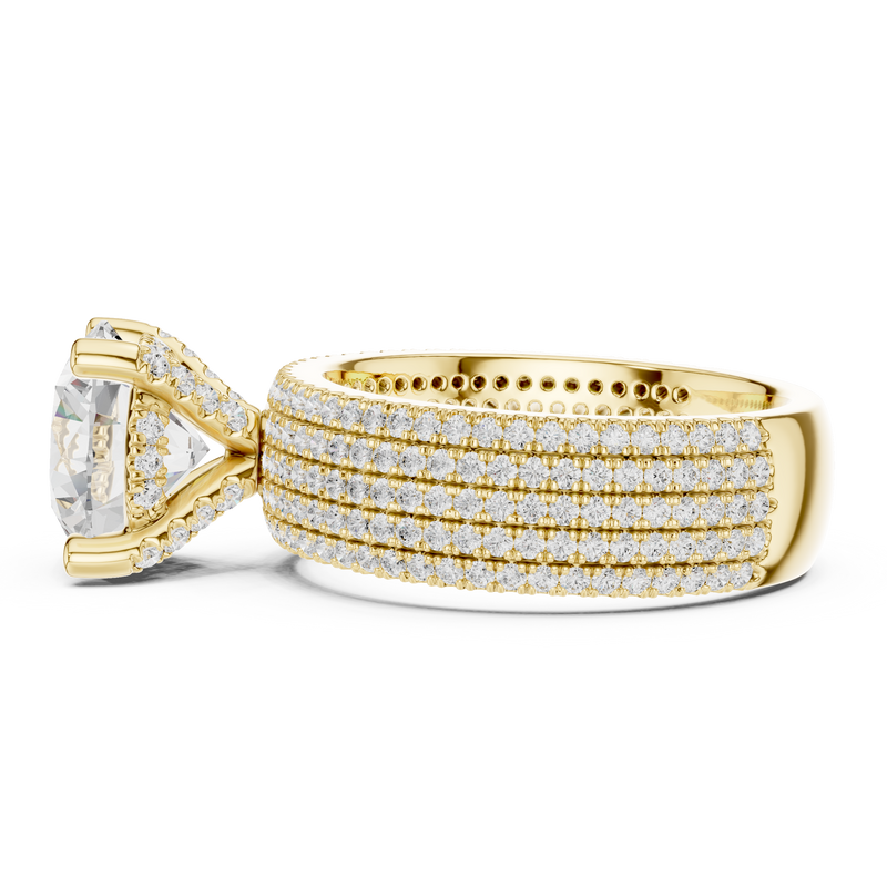 Ladies Ring DDLR-1021@7 - Yellow Gold - Image