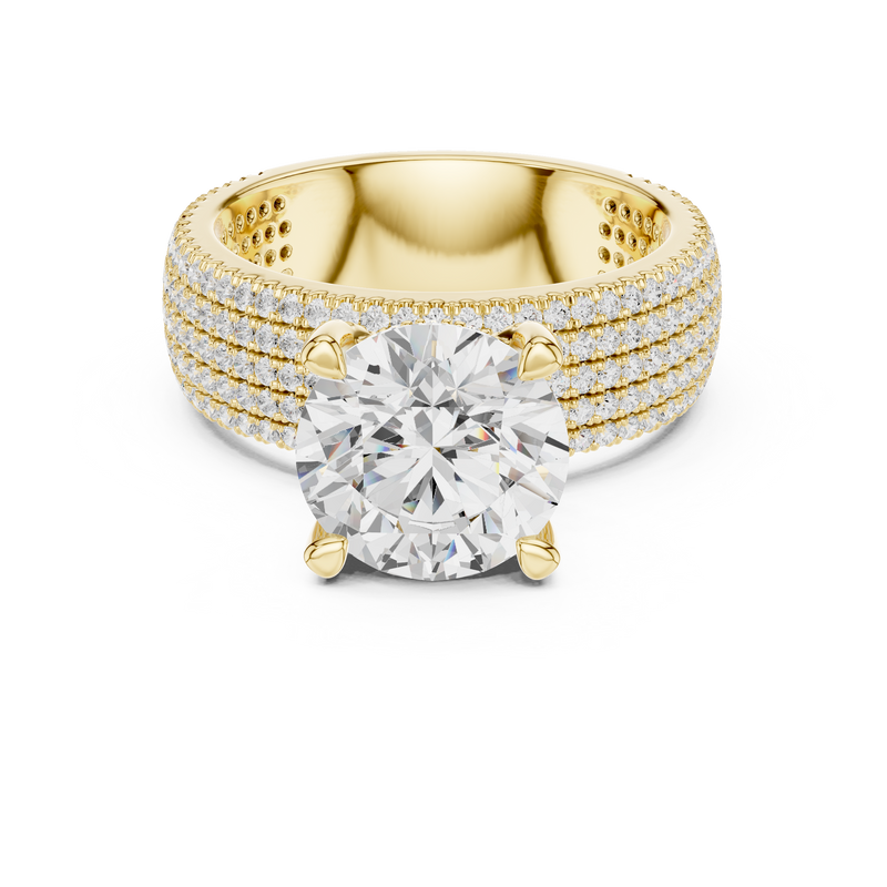 Ladies Ring DDLR-1021@7 - Yellow Gold - Image