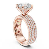Ladies Ring DDLR-1022@7 - Rose Gold - Image