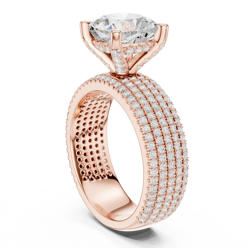 Ladies Ring DDLR-1022@7 - Rose Gold - Image