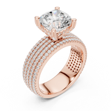 Ladies Ring DDLR-1022@7 - Rose Gold - Image