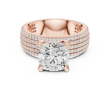 Ladies Ring DDLR-1022@7 - Rose Gold - Image