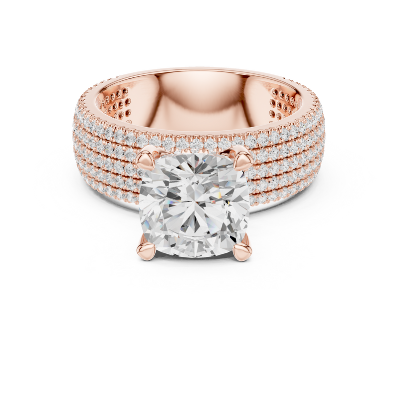 Ladies Ring DDLR-1022@7 - Rose Gold - Image