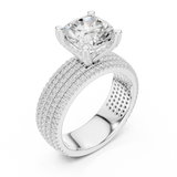 Ladies Ring DDLR-1022@7 - White Gold - Image
