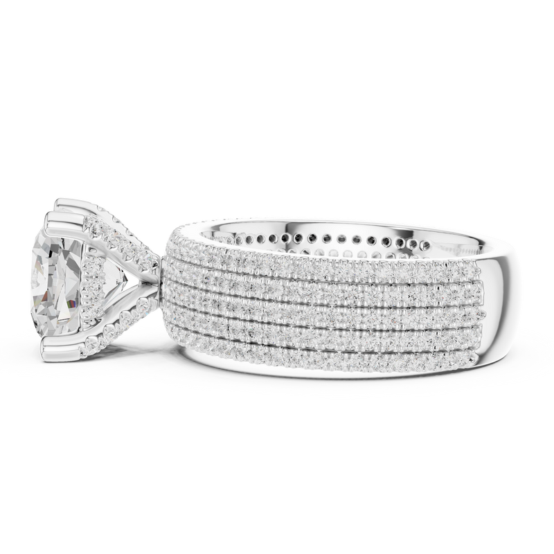 Ladies Ring DDLR-1022@7 - White Gold - Image