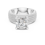 Ladies Ring DDLR-1022@7 - White Gold - Image