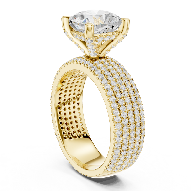 Ladies Ring DDLR-1022@7 - Yellow Gold - Image