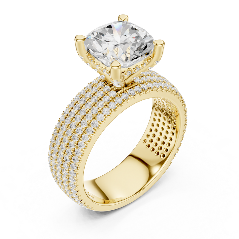 Ladies Ring DDLR-1022@7 - Yellow Gold - Image
