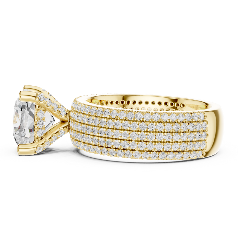 Ladies Ring DDLR-1022@7 - Yellow Gold - Image