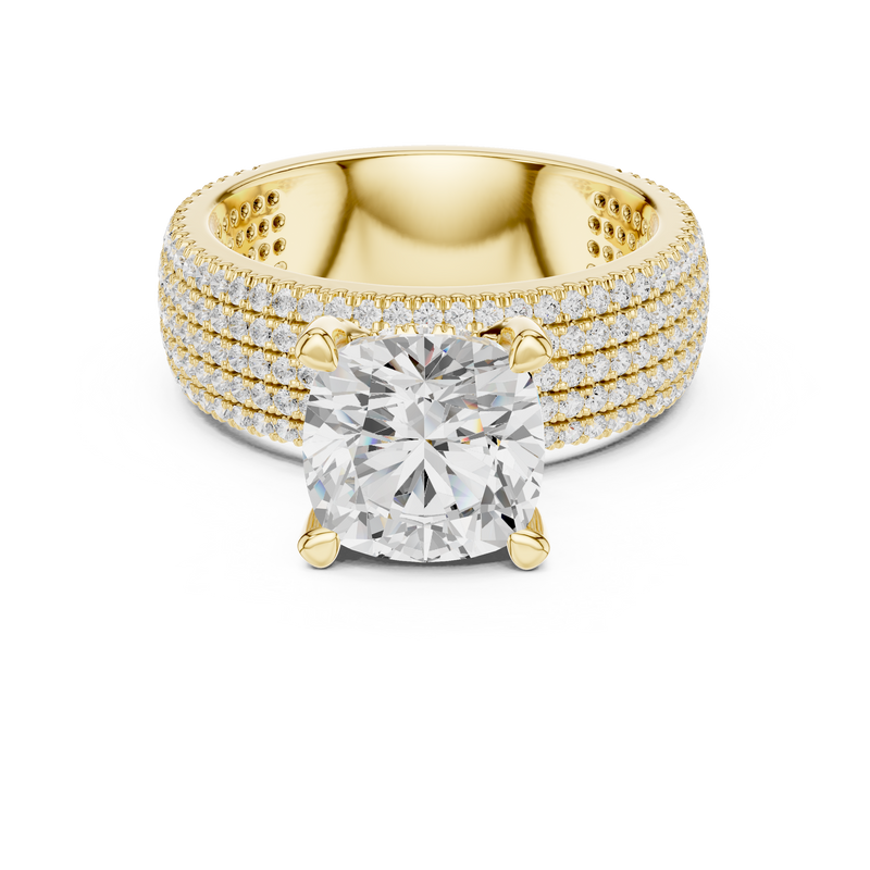 Ladies Ring DDLR-1022@7 - Yellow Gold - Image