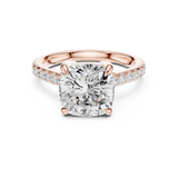 Ladies Ring DDLR-1023@7 - Rose Gold - Image