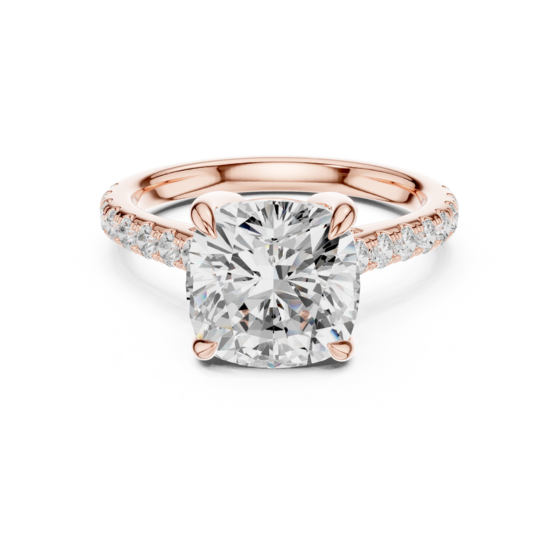 Ladies Ring DDLR-1023@7 - Rose Gold - Image