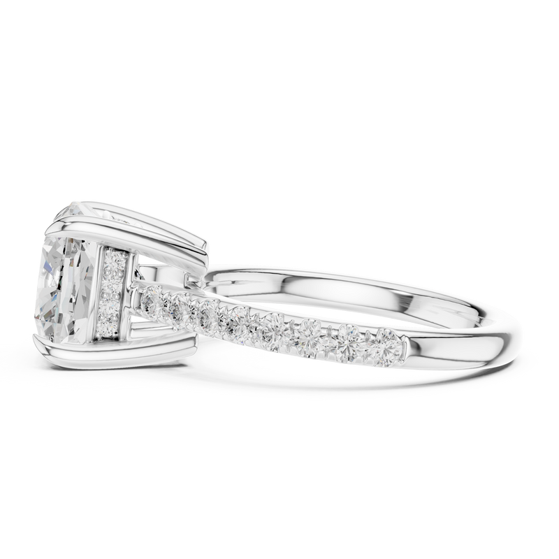 Ladies Ring DDLR-1023@7 - White Gold - Image