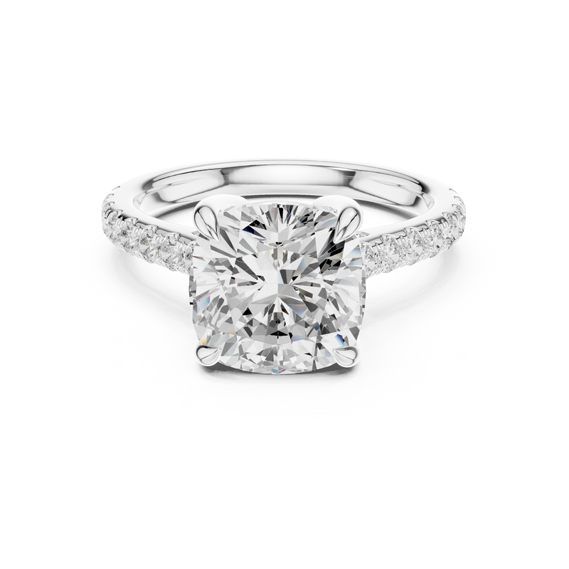 Ladies Ring DDLR-1023@7 - White Gold - Image