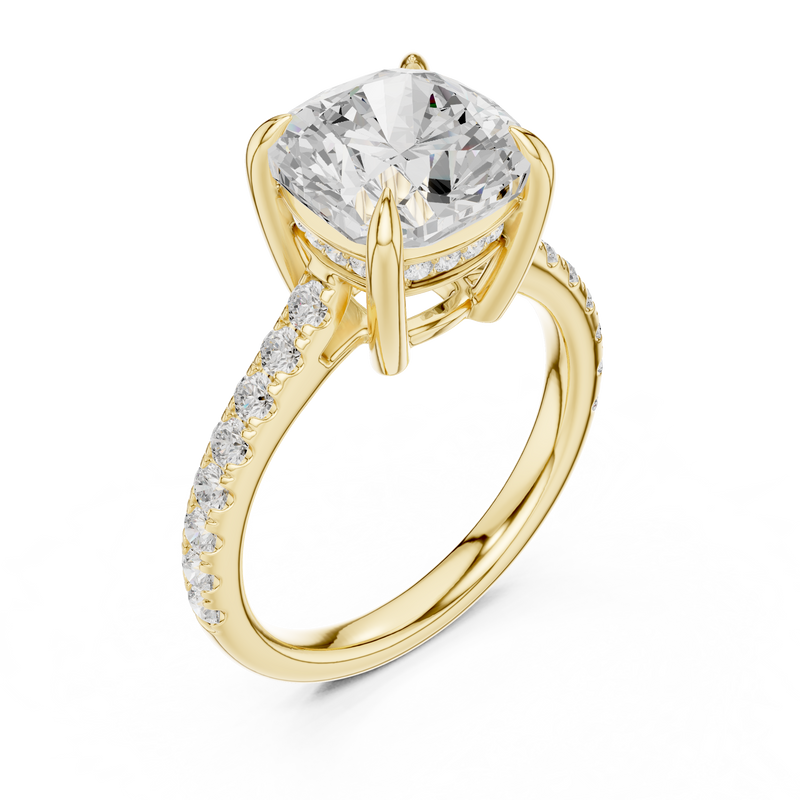 Ladies Ring DDLR-1023@7 - Yellow Gold - Image