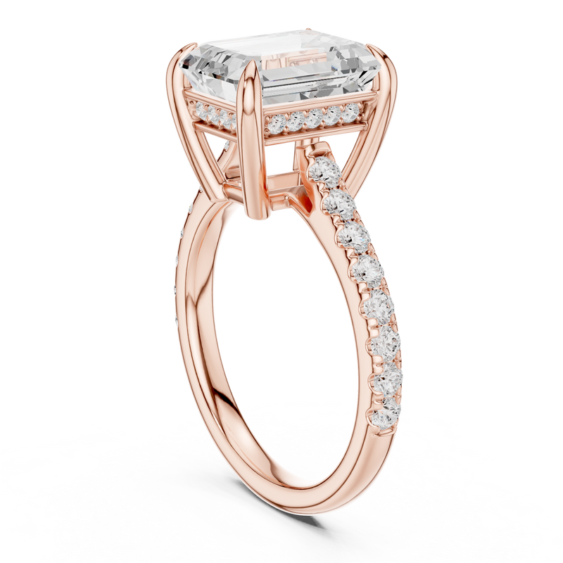 Ladies Ring DDLR-1024@7 - Rose Gold - Image