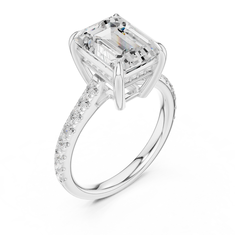 Ladies Ring DDLR-1024@7 - White Gold - Image