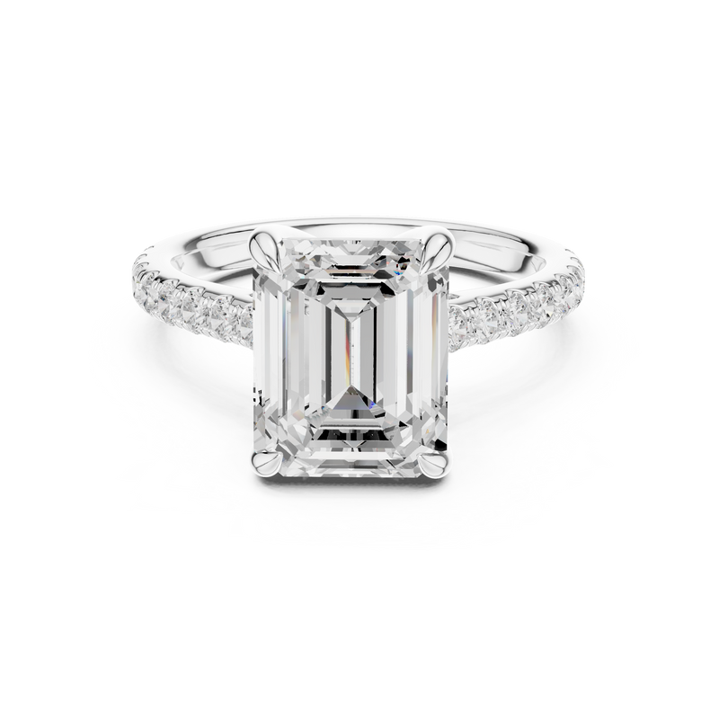 Ladies Ring DDLR-1024@7 - White Gold - Image