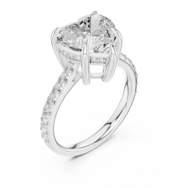 Ladies Ring DDLR-1025@7 - White Gold - Image