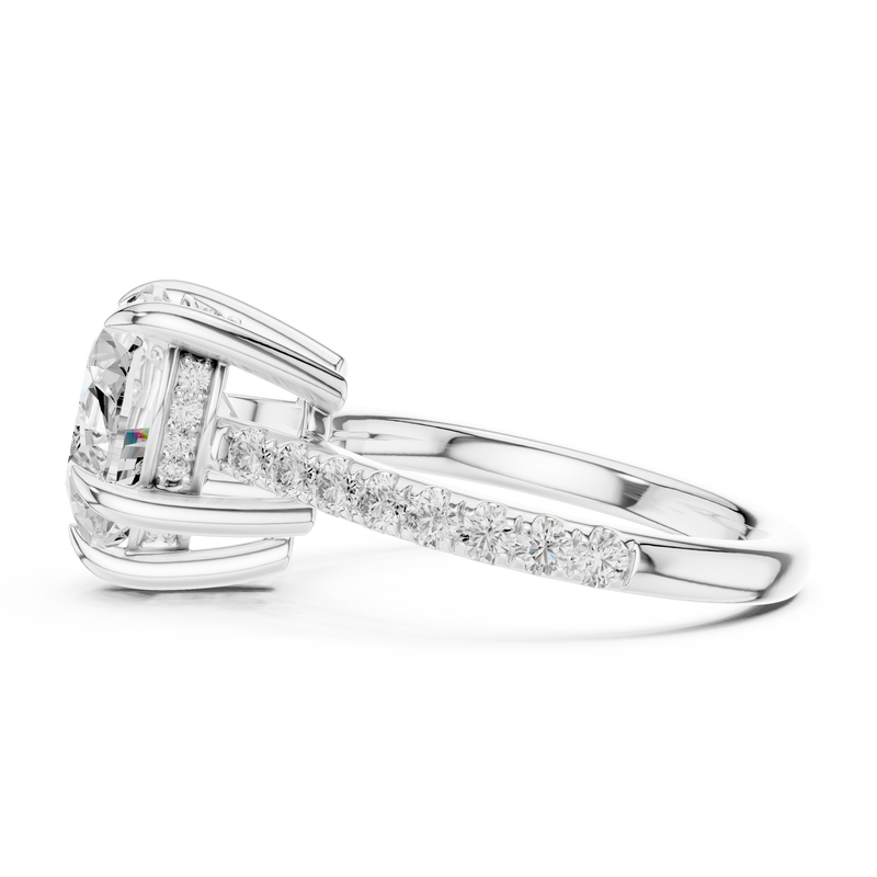 Ladies Ring DDLR-1025@7 - White Gold - Image