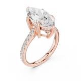 Ladies Ring DDLR-1026@7 - Rose Gold - Image