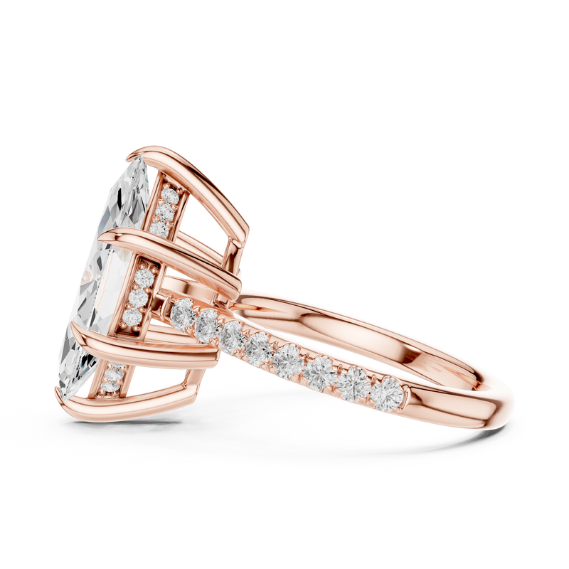Ladies Ring DDLR-1026@7 - Rose Gold - Image