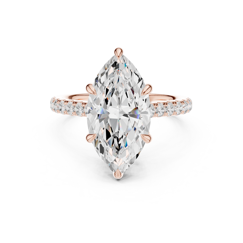 Ladies Ring DDLR-1026@7 - Rose Gold - Image