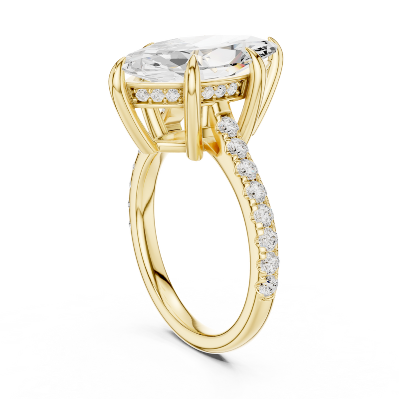 Ladies Ring DDLR-1026@7 - Yellow Gold - Image