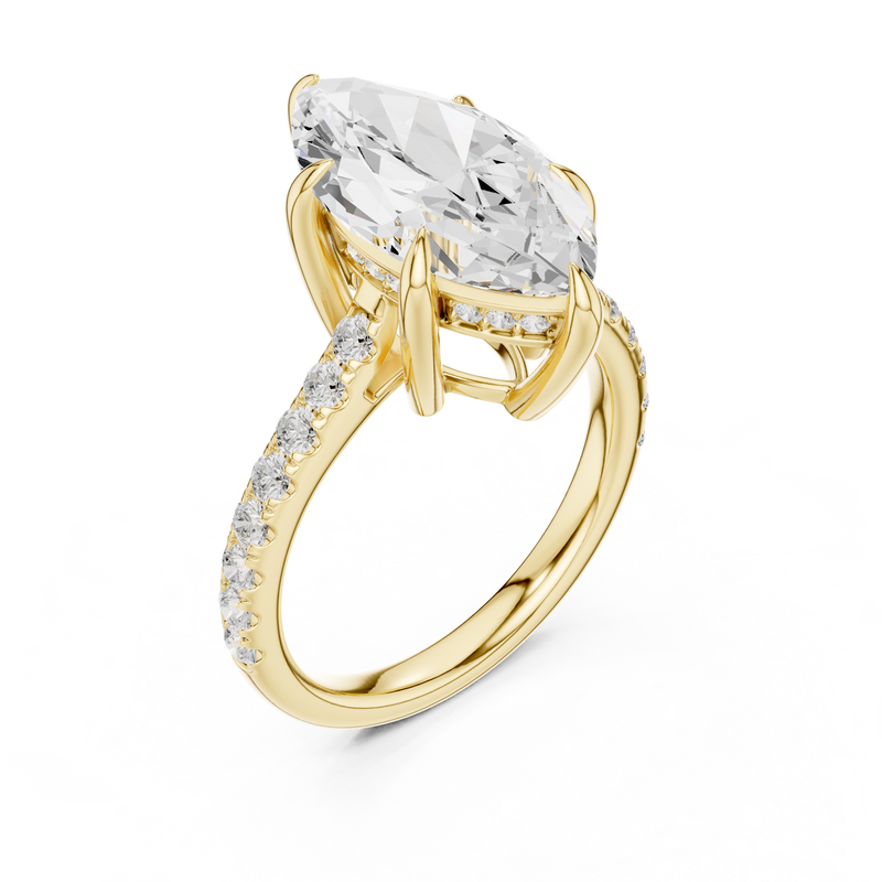 Ladies Ring DDLR-1026@7 - Yellow Gold - Image