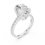Ladies Ring DDLR-1027@7 - White Gold - Image