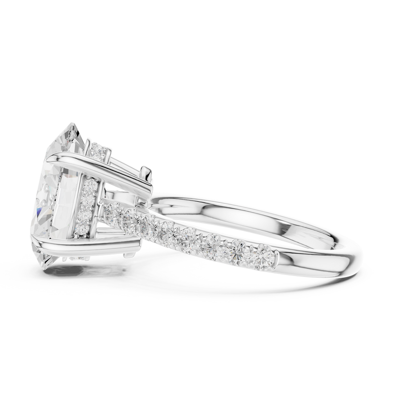 Ladies Ring DDLR-1027@7 - White Gold - Image