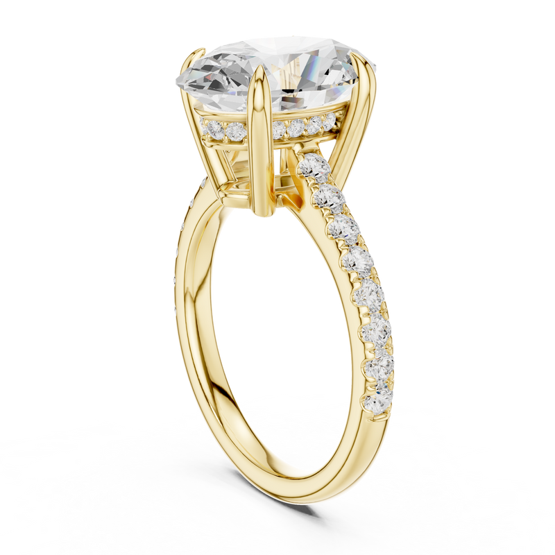 Ladies Ring DDLR-1027@7 - Yellow Gold - Image