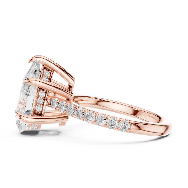 Ladies Ring DDLR-1028@7 - Rose Gold - Image