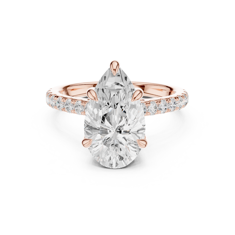Ladies Ring DDLR-1028@7 - Rose Gold - Image