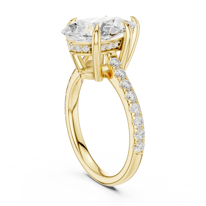 Ladies Ring DDLR-1028@7 - Yellow Gold - Image