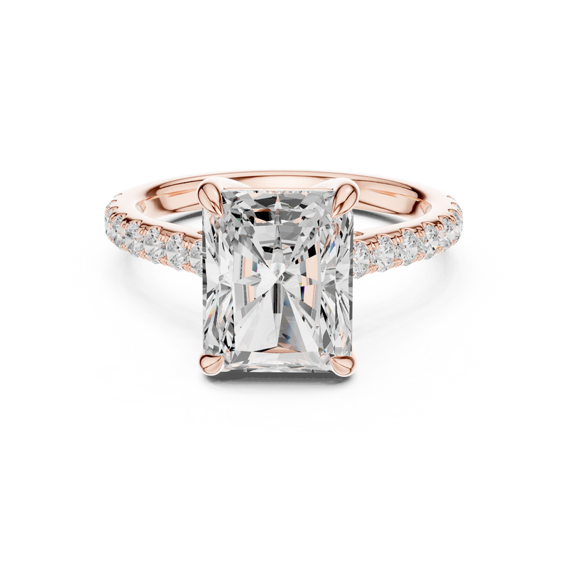 Ladies Ring DDLR-1029@7 - Rose Gold - Image