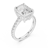 Ladies Ring DDLR-1029@7 - White Gold - Image