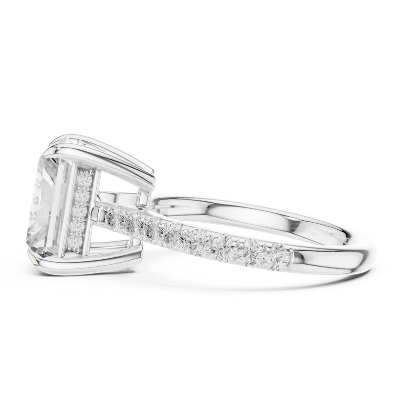 Ladies Ring DDLR-1029@7 - White Gold - Image