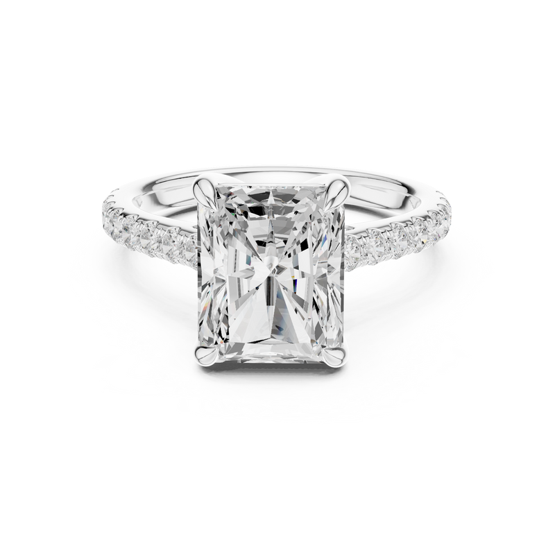 Ladies Ring DDLR-1029@7 - White Gold - Image