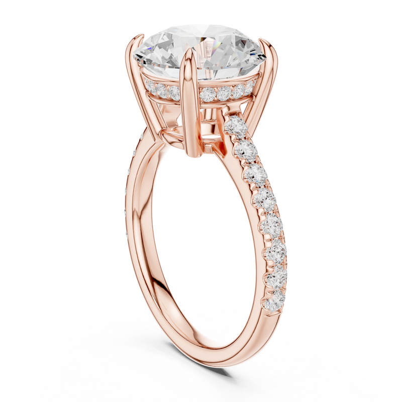 Ladies Ring DDLR-1030@7 - Rose Gold - Image