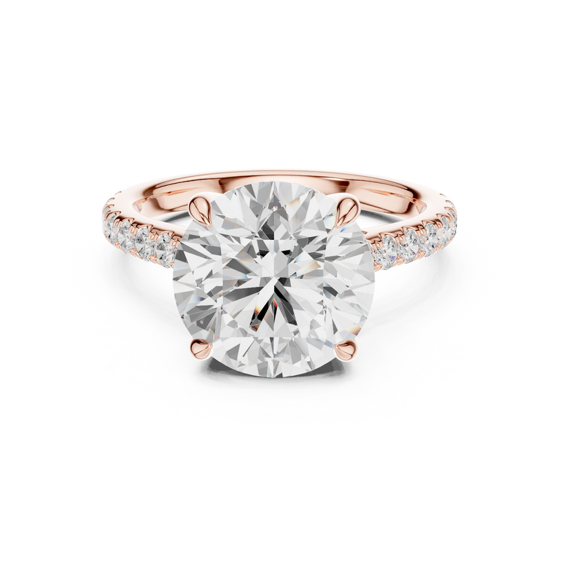 Ladies Ring DDLR-1030@7 - Rose Gold - Image