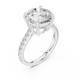 Ladies Ring DDLR-1030@7 - White Gold - Image