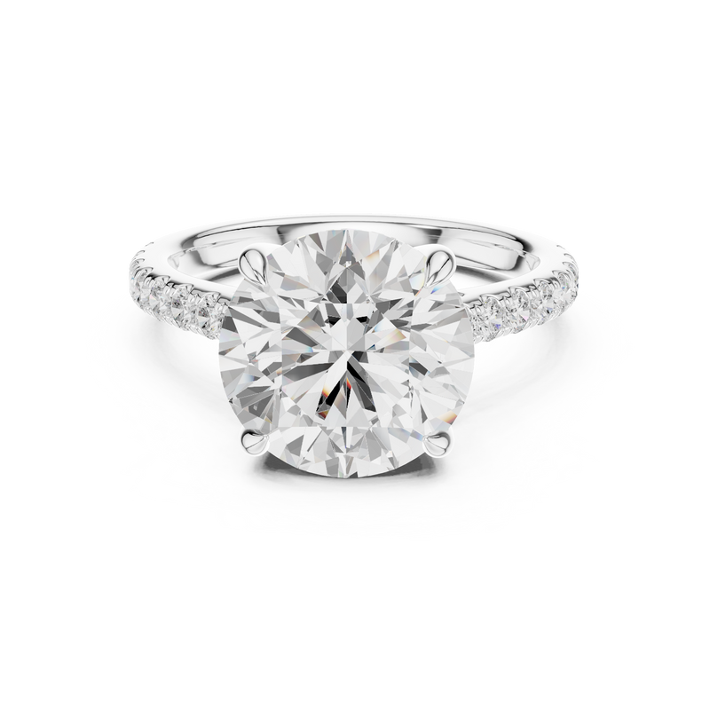 Ladies Ring DDLR-1030@7 - White Gold - Image