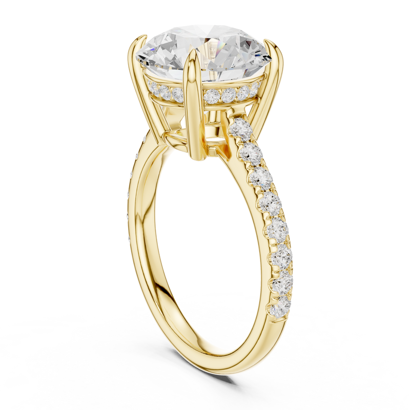 Ladies Ring DDLR-1030@7 - Yellow Gold - Image
