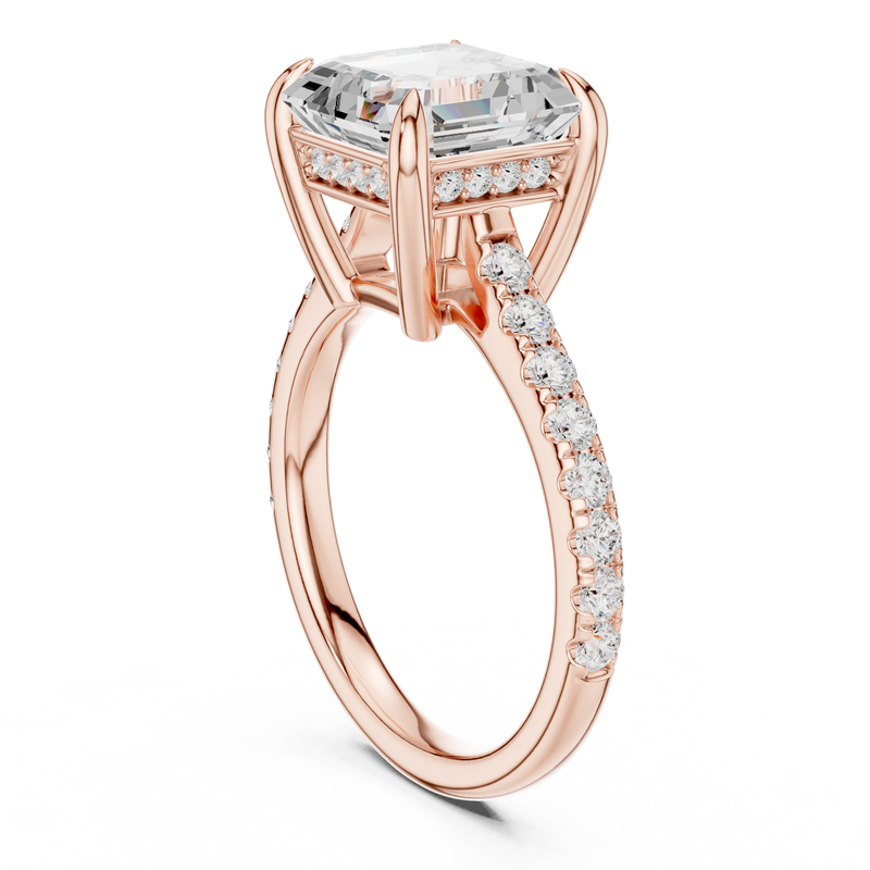 Ladies Ring DDLR-1031@7 - Rose Gold - Image