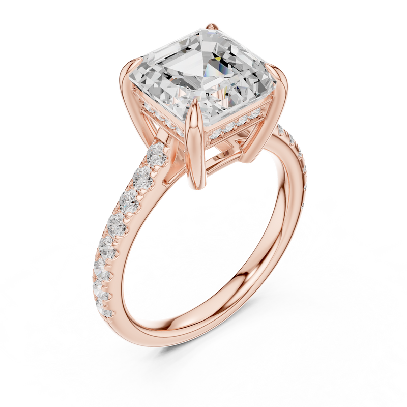 Ladies Ring DDLR-1031@7 - Rose Gold - Image