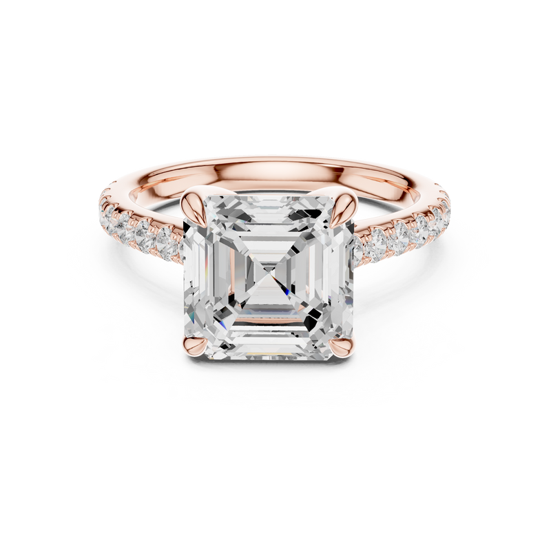 Ladies Ring DDLR-1031@7 - Rose Gold - Image