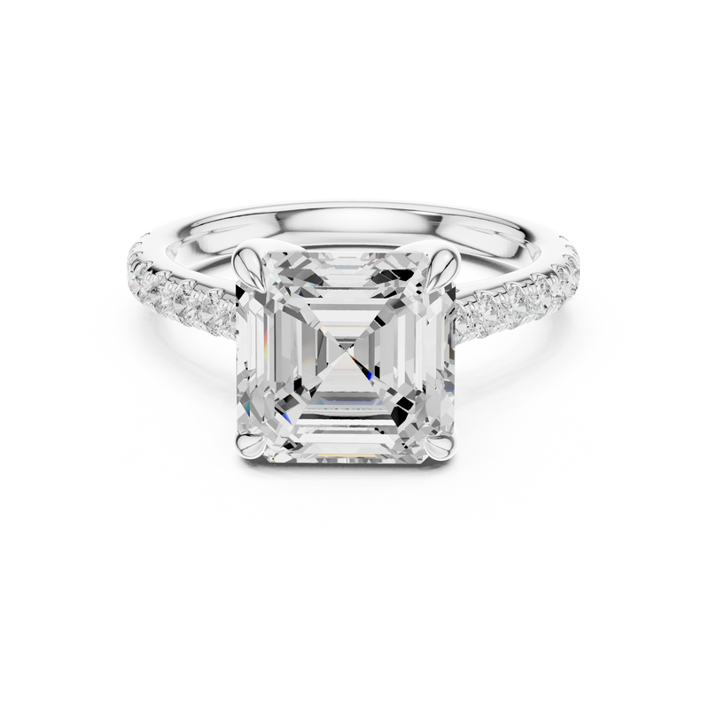 Ladies Ring DDLR-1031@7 - White Gold - Image