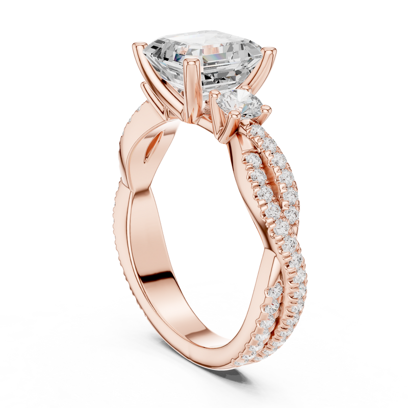 Ladies Ring DDLR-1032 - Rose Gold - Image