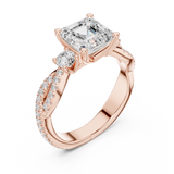 Ladies Ring DDLR-1032 - Rose Gold - Image
